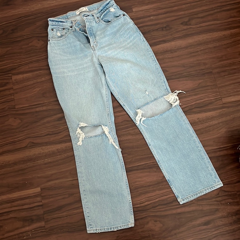 Abercrombie 90’s ultra high rise jeans